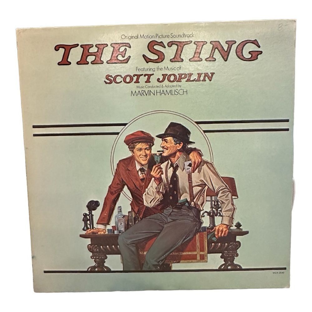 The Sting Original Soundtrack - 1974 MCA-390 Stereo Vinyl LP Excellent vintage